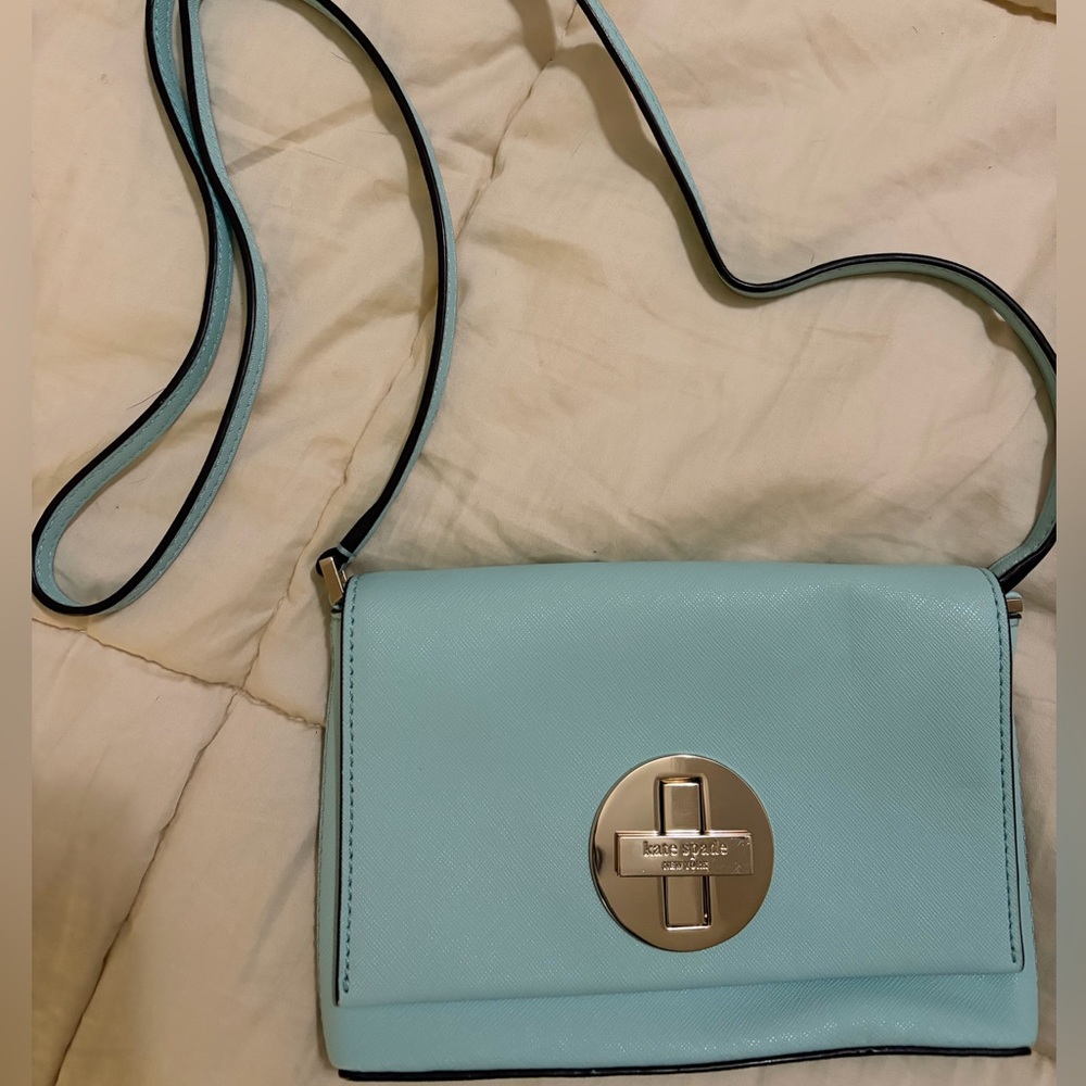 Kate Spade Sally Newbury Crossbody Purse Grace Blue